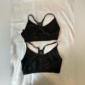 PINK Victoria's Secret Black Bralette Duo ( 2 TOTAL)